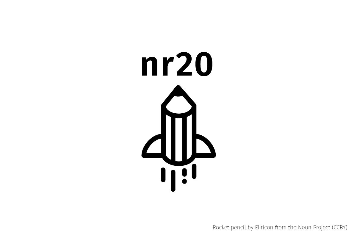 Rocket pencil by Eliricon from the Noun Project (CCBY)