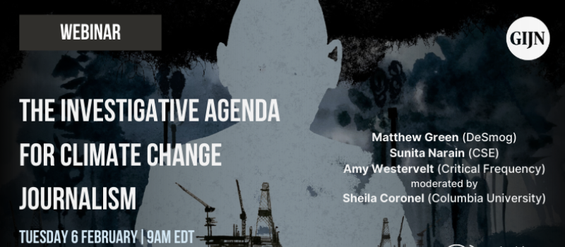 GIJC GIJN Climate agenda for investigative journalism Gothenburg