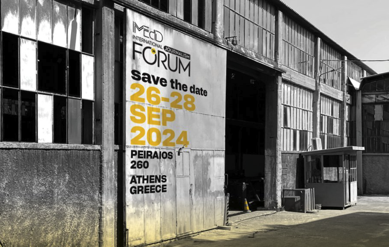 The International Journalism Forum 2023, an annual journalistic meeting organized by iMEdD (incubator for Media Education and Development), will be held from September 28 to 30 at The Athens 