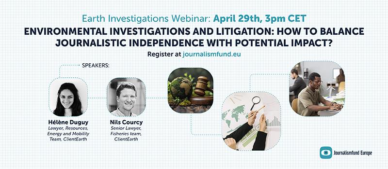 environmental litigations and journalistic impact: webinar with ClientEarth 