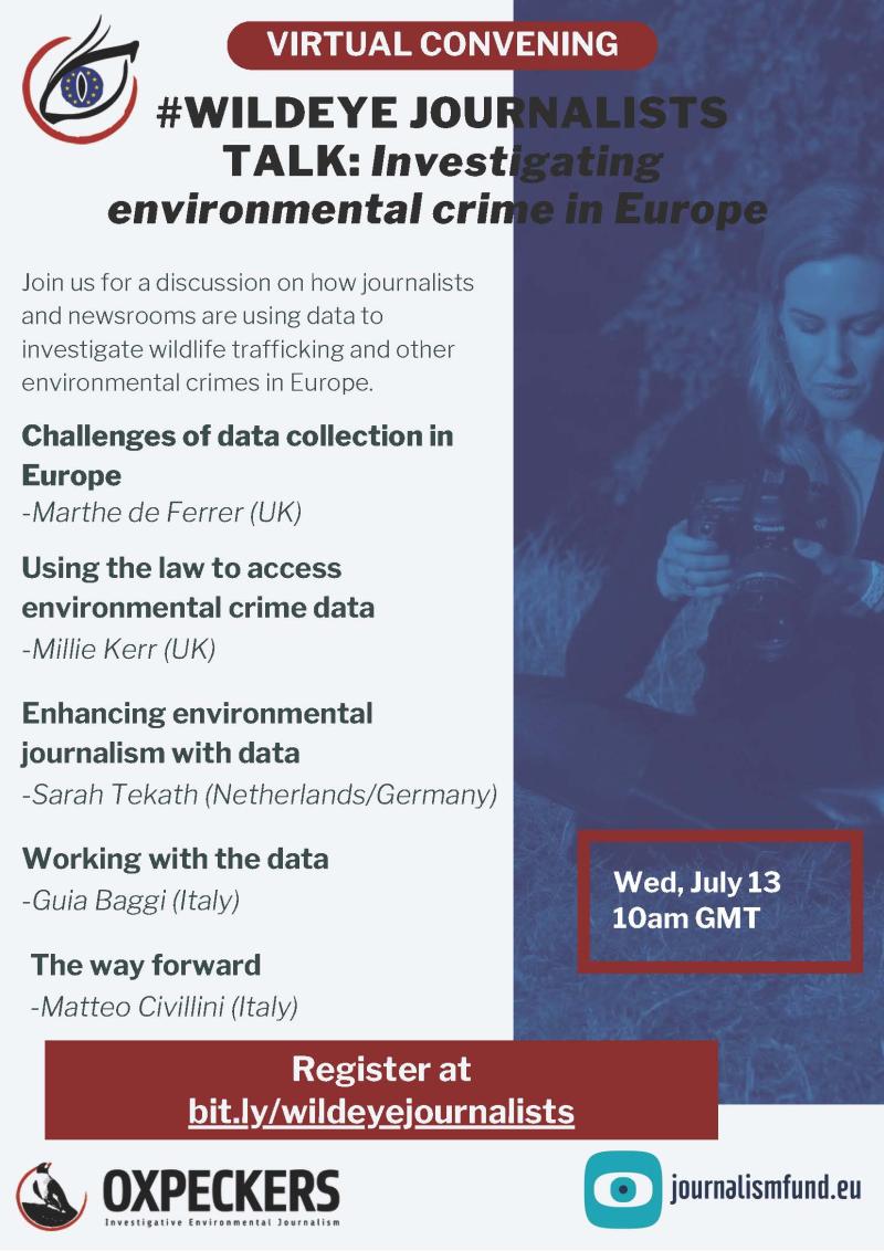 #Wildeye Journalists Talk: Investigating environmental crime in Europe