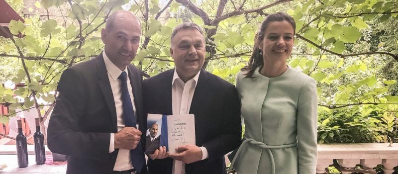 Orbán arragnged the publication of a book by Janša in Hungary for €17,000.