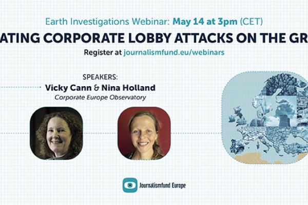 Corporate Europe Observatory lobby webinar