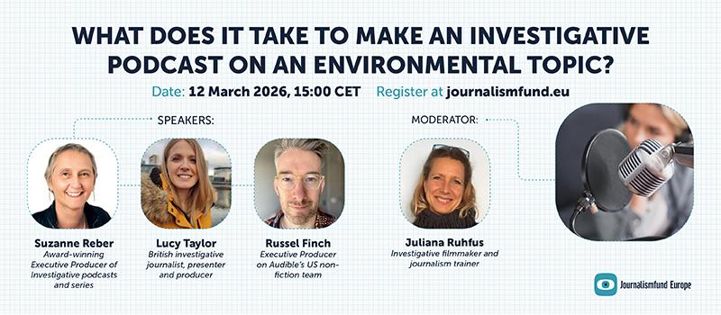 tips for making investigative podcasts and environmental investigations - learn from the best examples