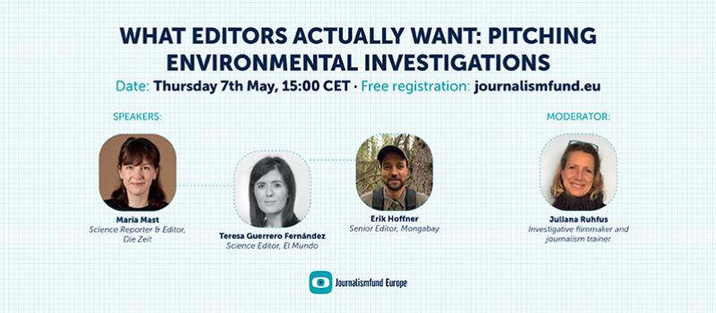 Pitching Environmental Investigations session