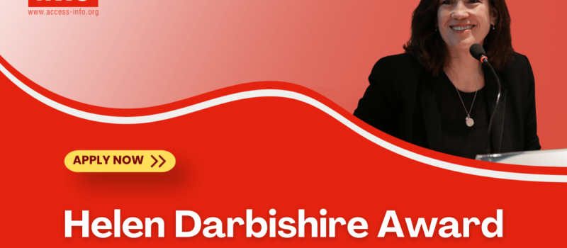 Helen Darbishire Award