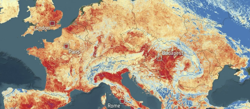 heatwaves maps Europe 2026 climate deaths victims