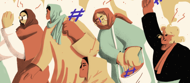 women on the street